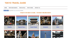 Desktop Screenshot of japan-tourist-guide.com